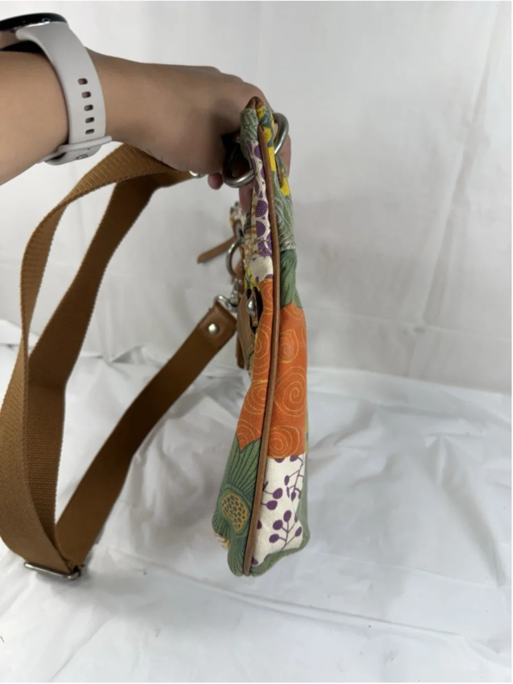 Fossil Canvas Multicolor Canvas Hippy Boho crossbody